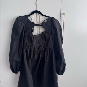 FARM Rio Black Mini Dress